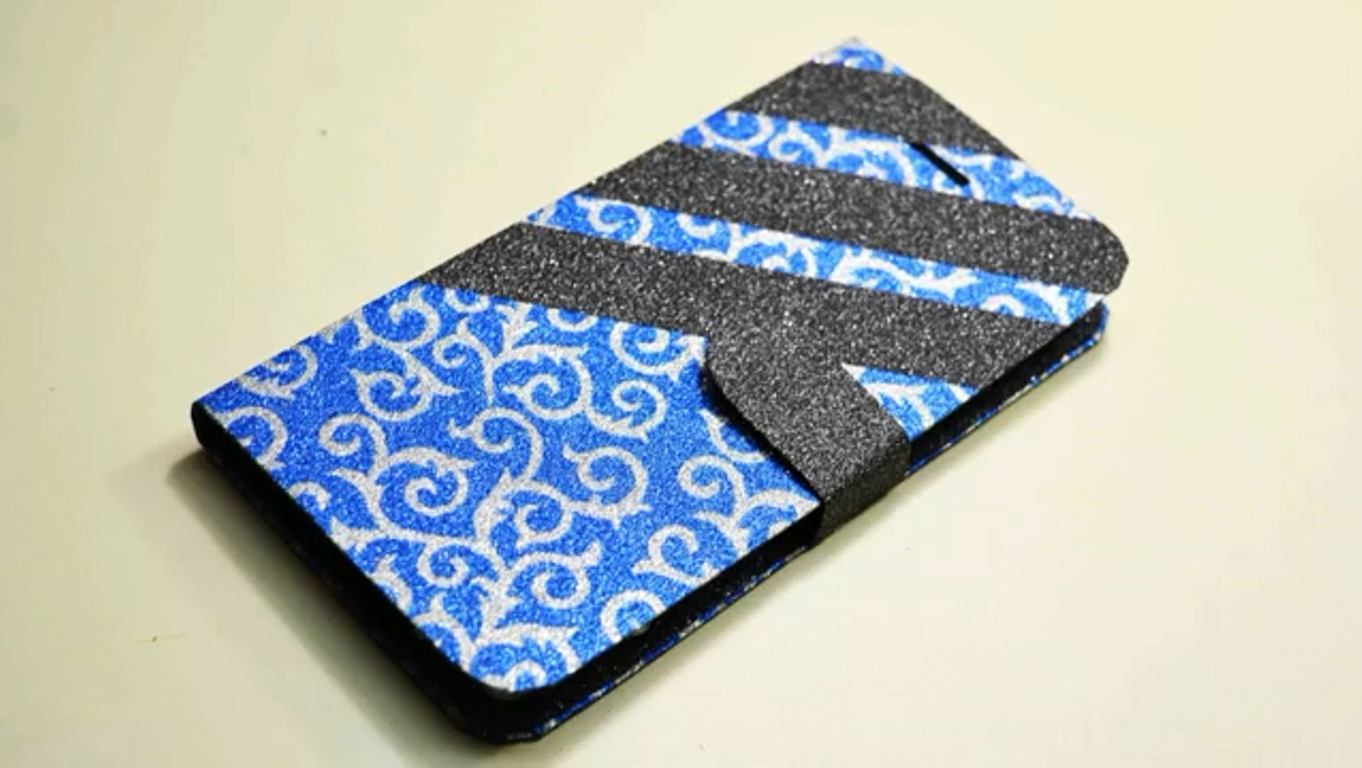 ساخت کیف گوشی همراه-کاردستی-وسایل جانبی -کیف مقوایی-استند موبایل-کیف موبایل